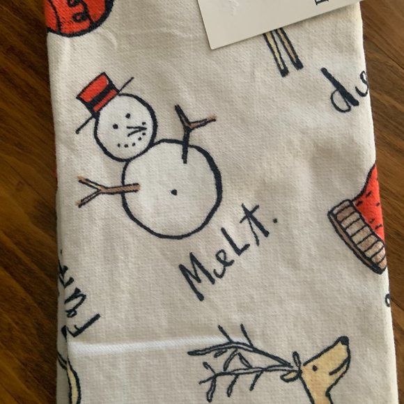 Rae Dunn Holiday Kitchen Towels - Set of 2 - Picture 3 of 5